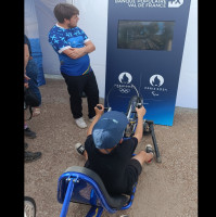 Handbike simulator